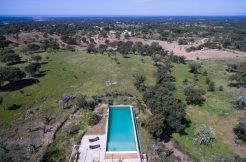 Quinta em Melides com piscina, vista aérea